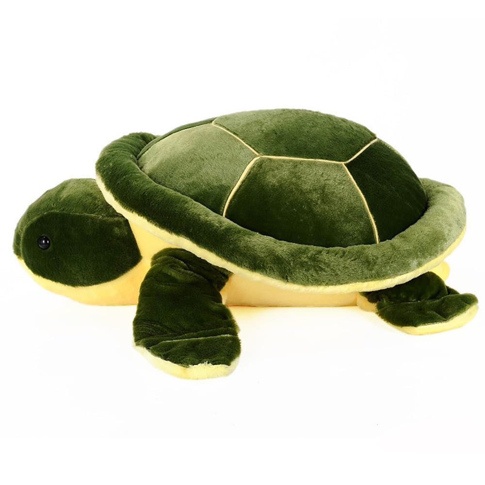 Stuffed Animals-Sea Turtle, Sea Turtle Plush Toy Cushion, Super Soft Sea Turtle Doll, Children's Sea Animal Plush Toy, Gift Gift (Green 40cm)