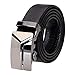 Vbiger Fashion Men's Ratchet Belt Automatic Buckle Full Grain Genuine Leather 35mm Wide