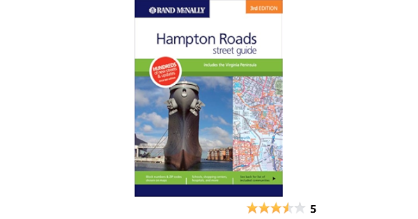 Rand Mcnally 3rd Edition Hampton Roads Street Guide Includes The Virginia Peninsula Rand Mcnally 9780528857942 Amazon Com Books