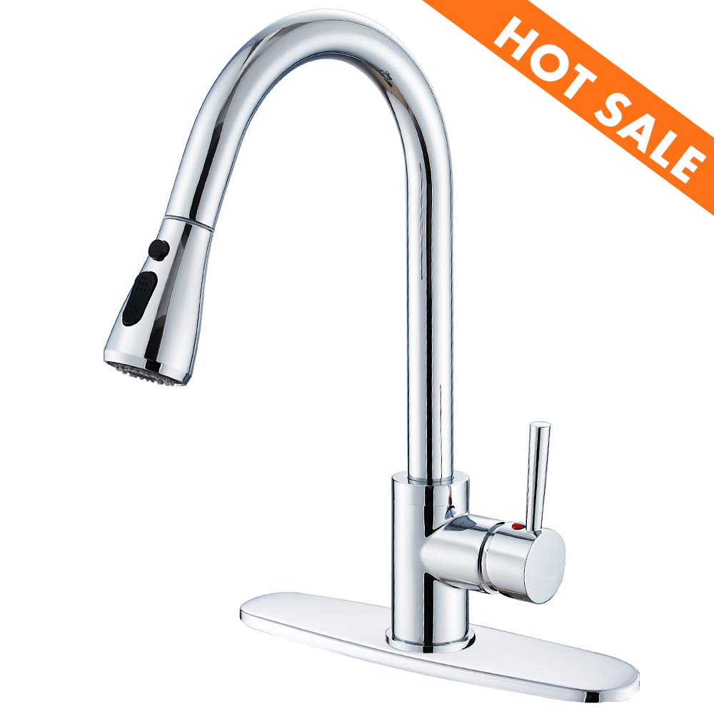 Best Kitchen Faucet Chrome Pull Out Sprayer