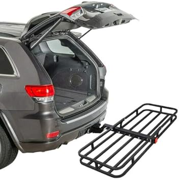 hitch bike rack with cargo carrier