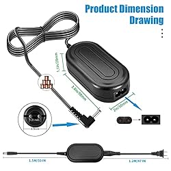 TKDY ACK-E12 Cameras Power Supply EOS M50 Dummy