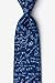 Men's 100% Microfiber Math Equations Novelty Tie Necktie - NAVY BLUE (Regular Length)