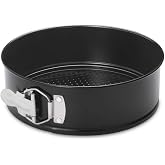 HIWARE 6 Inch Non-stick Springform Pan with Removable Bottom - Leakproof Cheesecake Pan, Compatible with 3 Qt Instant Pot