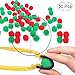 TOPRADE Red & Green Felt Ball/Fuzzy Ball Cotton Pellets Slingshot Ammo Safe Children Kids …