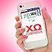 Sorority Shop Chi Omega - Koala Pouch - Logo Design, Adhesive Cell Phone Wallet