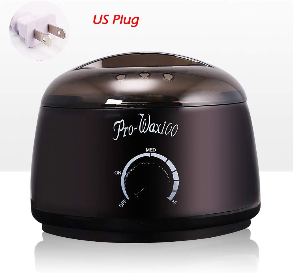 Boddenly 2020 Upgraded Wax Warmer Black Hair Removal Machine Pot Home Wax Heater Depilatory Hair Removal Kit Hot Wax Warmer Waxing Kit Wax Melts for Hard Wax Beans