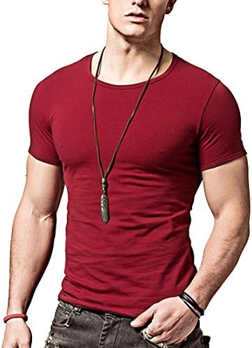 Hyuling Mens Short Sleeves T-Shirt Crew-Neck（2pack, 3pack）