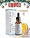 New Vitamin C Serum With Hyaluronic Acid - Best Anti Aging Serum - Wrinkle and Dark Spot Remover - Organic Topical Facial Pure Serum for Oily and Combination Skin - Face Moisturizer