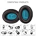 Replacement Ear Pad Cushion Memory Foam Ear Cup Repair for Bose Headphones Quiet comfort 2 Qc2, Qc15, 25 Qc25, Ae2, Ae2I , Ae2W Headphone,（Black）thumb 3