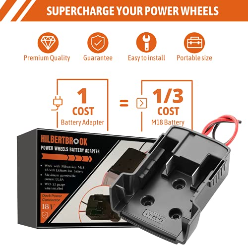 Power Wheels Adapter Milwaukee M18 Battery Adapter Drill Battery