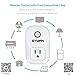 GYMAN 1 Alexa Smart Plug Wi-Fi No Hub Required Wireless Timing Smart Socket Remote Control Your Devices for Smart Home, Works with Amazon Alexa Echo Dot