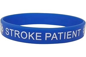 JUDE JEWELERS Blue Silicone Rubber Medical Awareness Alert Bracelet