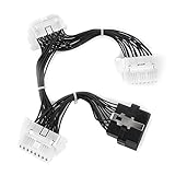 OBD 2 16 Pin Y Splitter Extension 1 to 3 Diagnostic Electronic Cable