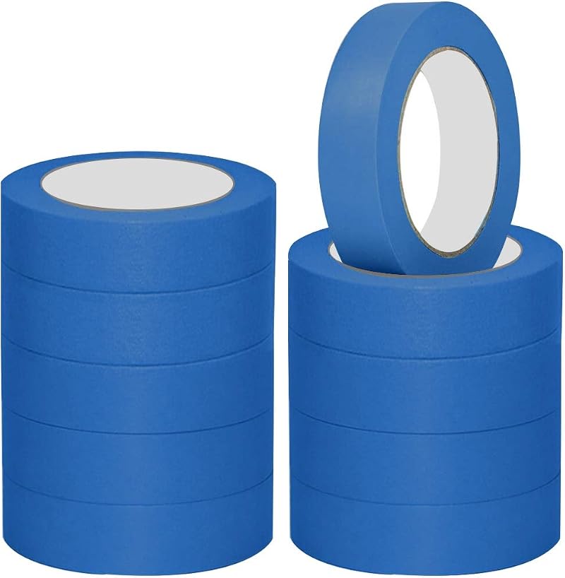 NORTHERN BROTHERS Blue Masking Tape 24mm x 20m 10 Rolls Painting Tape