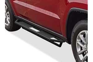 APS Off-Road Side Steps Armor Compatible with Jeep Grand Cherokee 2011-2021 (Include 22 WK)(Exclude Limited X & High Altitude & Summit & SRT & SRT8 & Trackhawk & Trailhawk) Steps