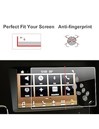 Navegación de coche Protector de visualización, lfotpp vidrio templado transparente entretenimiento visualización in-dash centro Protector de visualización táctil