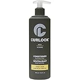 CURLOOK Kinky-Coily Hair Conditioner for Men | Silicone Free - 400ml (13.5 oz) | adds softness, and shine to help tame stubborn kinky hair | Made in Canada