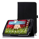 MoKo LG G Pad F 8.0 Case - Slim Folding Cover Case for LG G Pad F 8.0 inch [AT&T 4G LTE Model V495 and T-Mobile 4G LTE Model V496] Android Tablet, BLACK