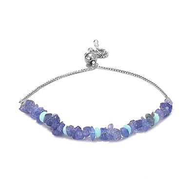 Blue Tanzanite Chips Opal Enhanced Bolo Bracelet Lebanon Ubuy