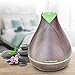 PurSteam Essential Oil Diffuser, Wood Grain Aromatherapy Diffuser Ultrasonic Cool Mist Humidifier with Color LED Light Changing and Waterless Auto Shut-off for Bedroom Office Home Baby Room Yoga