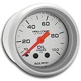 Auto Meter 4321 Ultra-Lite Mechanical Oil Pressure Gauge