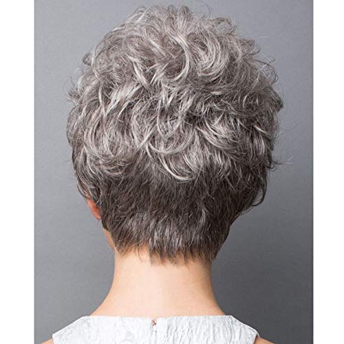 short gray wigs