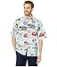 Reyn Spooner Men's Chicago Cubs MLB Classic Fit Hawaiian Shirt, Scenic 2019, Large