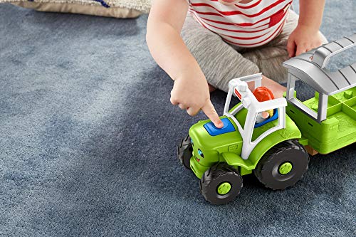 Fisher-Price GTM07 - Little People Traktor zum Schieben, musikalischer Traktor für Kleinkinder und Vorschulkinder – Bild 5