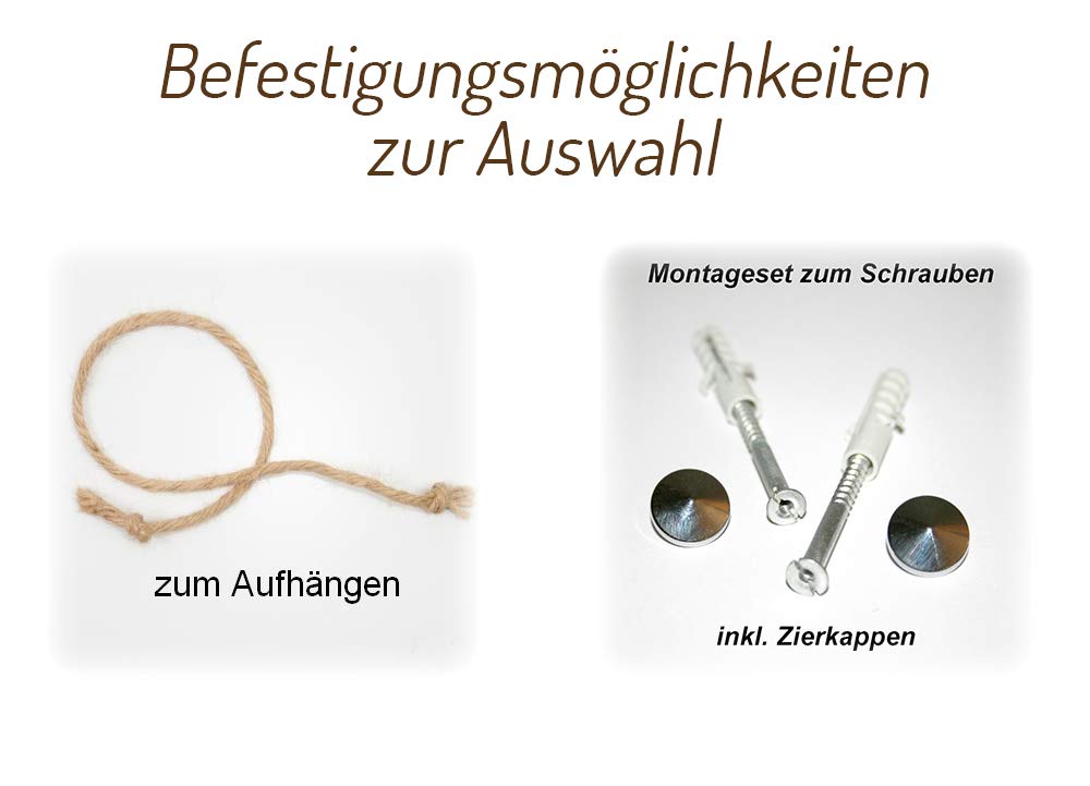 Schiefer Schild Mit Kordel Zum Aufhangen In 3 Grossen Gravierte