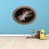 36" Porthole Outer Space Ship Window View QUASAR