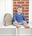 L'ovedbaby Unisex-Baby Newborn Organic Hoodie, Slate, 6-9 Months