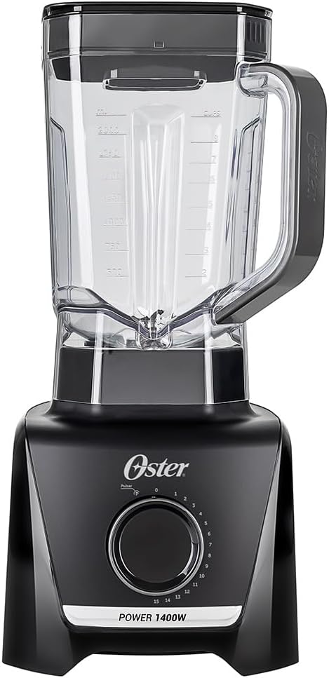 Liquidificador Oster 3,2L, 127V | 1400, Full, Preto