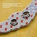 HYUNDAI Genesis Hood Wing Emblem Black Chrome, Large Size 7.25