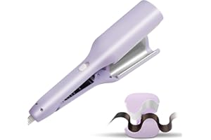 BETOYOU Wave Curling Iron, Anti-Scald Crimper, 2 Barrel Ionic Wavy Hair Curler for Women, 2 inch Fast Heating Curling Wand, 4 Temp Ceramic Hair Waver, Crimper Hair Iron for Wide Deep Waves