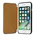JISONCASE iPhone 7 Case, iPhone 8 Premium Leather Handmade Full Protective Case Folio Flip Cover Magnetic Closure Design for Apple iPhone 7/8 Black
