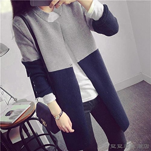 image for Minisoya Women's Casual Long Cardigan Knit Sweater Coat Jackets Ladies