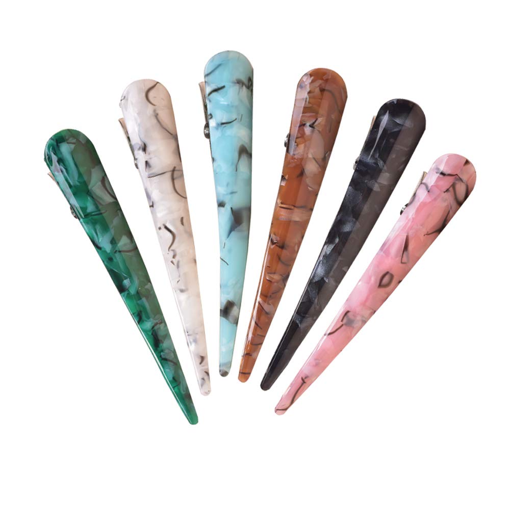 Alligator Hair Clips for Women, Duckbill Metal Clips for Styling Salon Sectioning (#4)