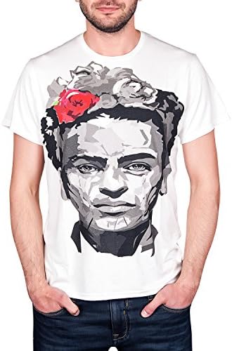 Fashion Entrance Frida Kahlo Limited Edition Long Back Graphic T-Shirt (Medium)