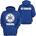 Yamaha Racing Hoodie Motocross YZF R1 R6 YFZ Motorcycles Honda Yamaha Sweatshirt Blue