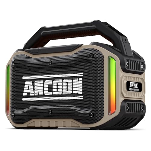ANCOON Speakers Bluetooth Wireless Loud Speaker Bass