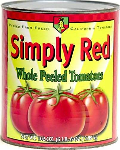 DiNapoli Simply Red Whole Peeled Tomatoes, 6-pound 6-ounce No. 10 Can