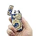 Pard Relief Dragon Windproof Cross Arc Lighter, USB Rechargeable Flameless Electronic Pulse Arc Cigarette Lighter, Blue