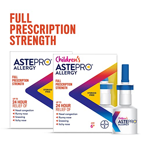 Children's Astepro Allergy Nasal Spray, 24Hour Allergy Relief, Steroid