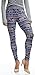 LMB Lush Moda Extra Soft Leggings with Designs- Variety of Prints - 746F Elephants Ornament