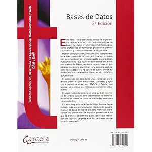 Bases de Datos. 2ª Edición [Sep 12, 2014] López Montalbán, Iván and Ospino Rivas, John