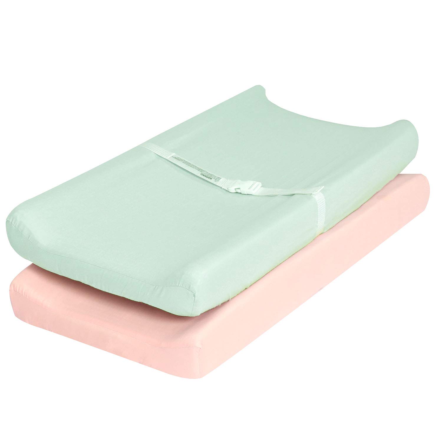 Best Changing Table Pad Cover, Peachy Pink