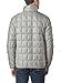 XPOSURZONE Men Packable Down Puffer Jacket Lightweight Coat Ash Melange Medium