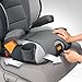 Chicco KidFit Zip 2-in-1 Belt Positioning Booster Car Seat, Midnight