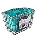 Huffy Beach Cruiser Bicycle Bike Basket Bag With Bag Carry Liner (Teal)